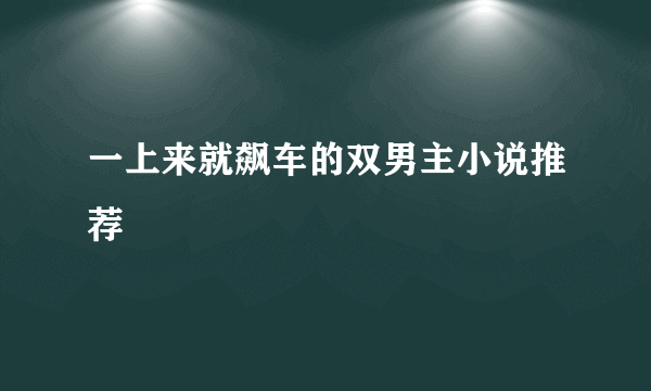 一上来就飙车的双男主小说推荐