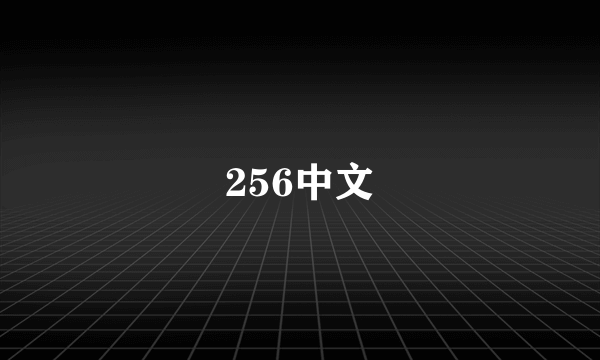 256中文