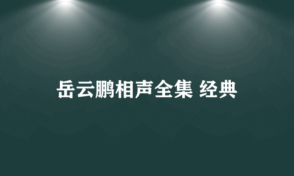 岳云鹏相声全集 经典