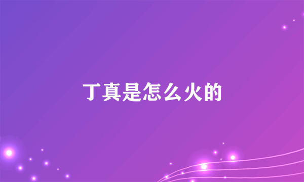 丁真是怎么火的