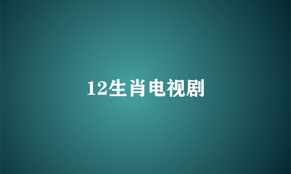 12生肖电视剧