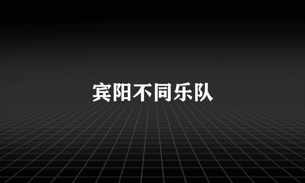 宾阳不同乐队