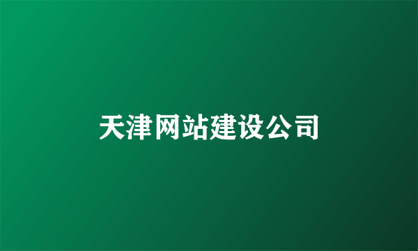 天津网站建设公司