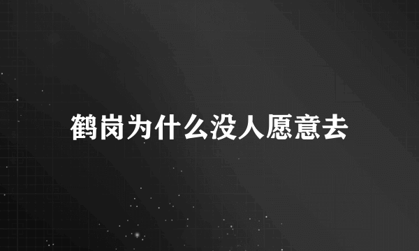 鹤岗为什么没人愿意去