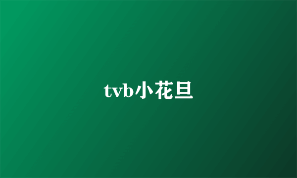 tvb小花旦