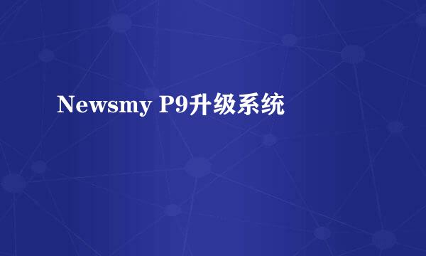 Newsmy P9升级系统