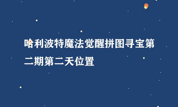 哈利波特魔法觉醒拼图寻宝第二期第二天位置