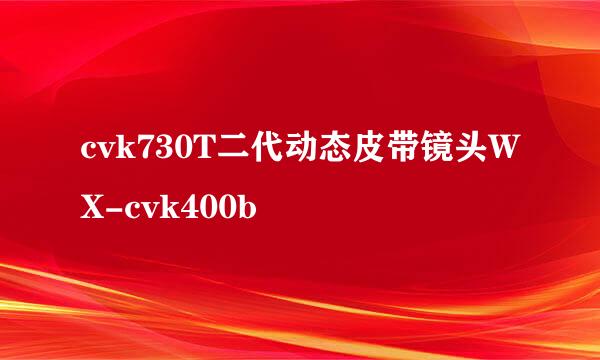 cvk730T二代动态皮带镜头WX-cvk400b